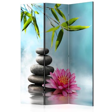 Rumsavdelare Arkiio Water Lily And Zen Stones 135x172 cm