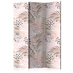 Rumsavdelare Arkiio Pink Palm Leaves 135x172 cm