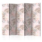 Rumsavdelare Arkiio Pink Palm Leaves II 225x172 cm
