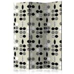 Rumsavdelare Arkiio Black And White Dots 135x172 cm