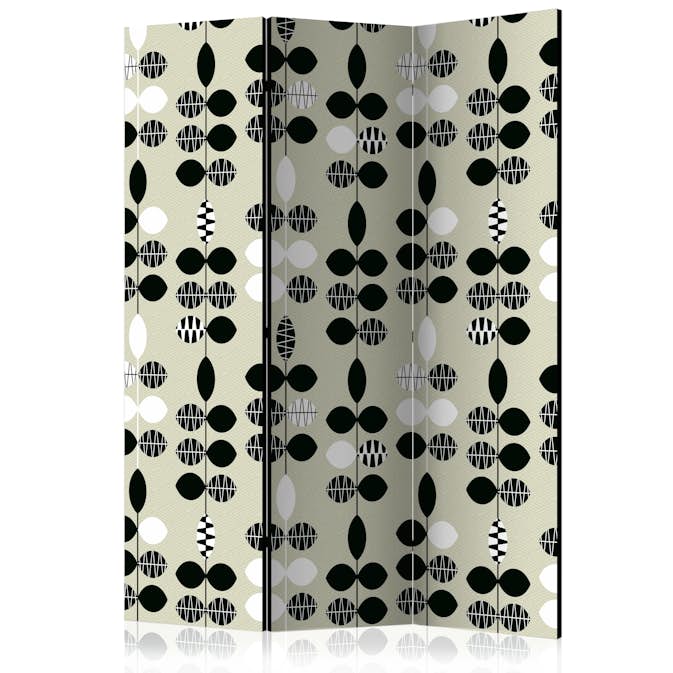 Rumsavdelare Arkiio Black And White Dots 135x172 cm
