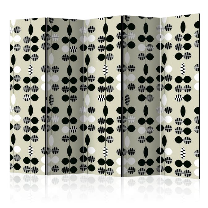 Rumsavdelare Arkiio Black and White Dots II 225x172 cm