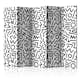 Rumsavdelare Arkiio Black and White Maze II 225x172 cm