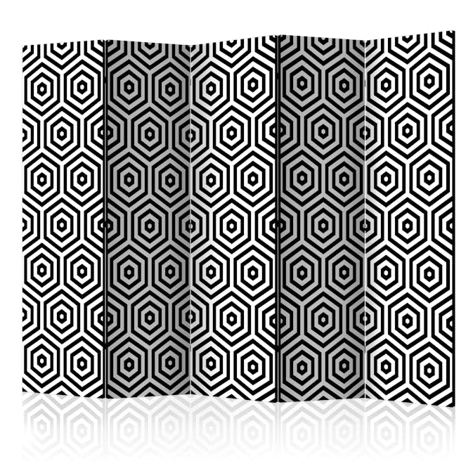 Rumsavdelare Arkiio Black and White Hypnosis II 225x172 cm