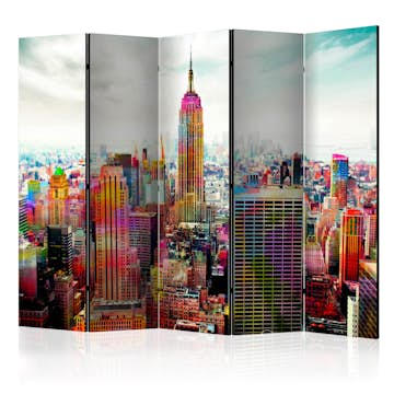 Rumsavdelare Arkiio Colors of New York City II 225x172 cm