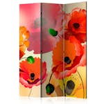 Rumsavdelare Skärmvägg Arkiio Velvet Poppies Motiv 2 135x172 cm