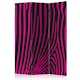 Rumsavdelare Arkiio Zebra Pattern Violet 135x172 cm