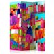 Rumsavdelare Arkiio Rainbow-Hued Town 135x172 cm