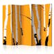 Rumsavdelare Arkiio Birches on the Orange Background II 225x172 cm