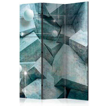 Rumsavdelare Arkiio Concrete Cubes Green 135x172 cm
