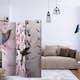 Rumsavdelare Arkiio Flying Hummingbirds Pink 135x172 cm