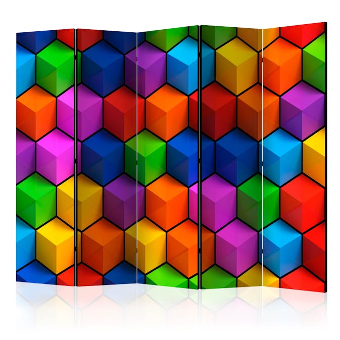 Rumsavdelare Arkiio Colorful Geometric Boxes II 225x172 cm