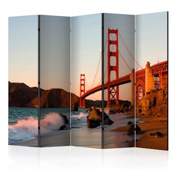 Rumsavdelare Arkiio Golden Gate Bridge Sunset San Francisco II 225x172 cm