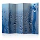 Rumsavdelare Arkiio Water Drops on Blue Glass II 225x172 cm