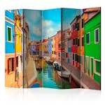 Rumsavdelare Arkiio Colorful Canal in Burano II 225x172 cm