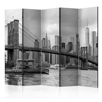 Rumsavdelare Arkiio Road to Manhattan Black and White II 225x172 cm
