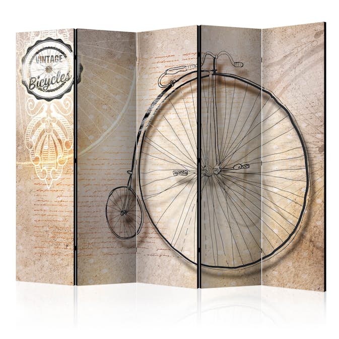 Rumsavdelare Arkiio Vintage Bicycles Sepia II 225x172 cm