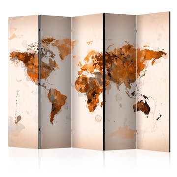 Rumsavdelare Arkiio World in Brown Shades II 225x172 cm