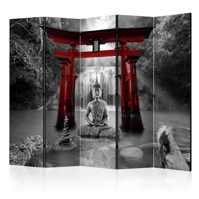 Rumsavdelare Arkiio Buddha Smile Red II 225x172 cm