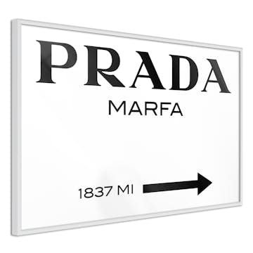 Poster Artgeist Affisch Prada Marfa