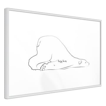 Poster Artgeist Affisch Lazy Bear