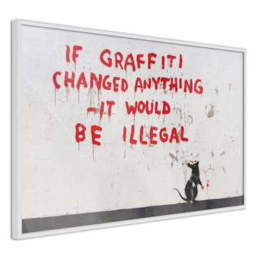 Poster Artgeist Affisch Quotes Graffiti