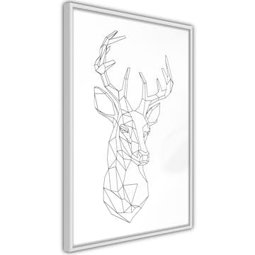 Poster Artgeist Affisch Geometric Deer