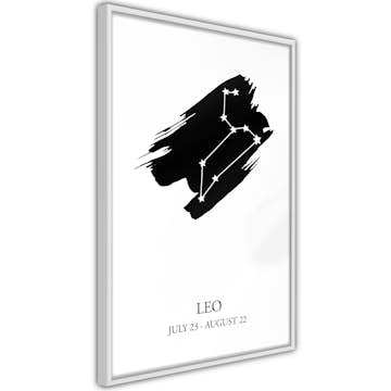 Poster Artgeist Affisch Zodiac Signs Leo