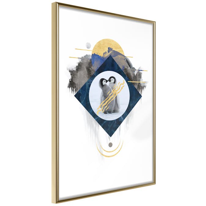 Poster Artgeist Affisch Penguin Couple