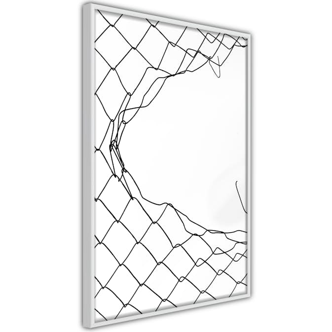 Poster Artgeist Affisch Torn Net