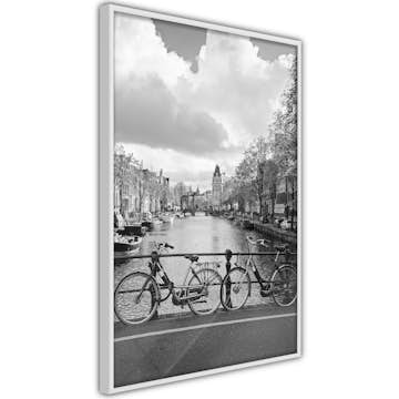 Poster Artgeist Affisch Bikes On Bridge
