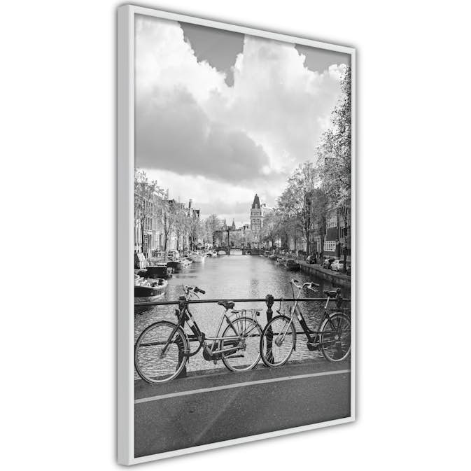 Poster Artgeist Affisch Bikes On Bridge