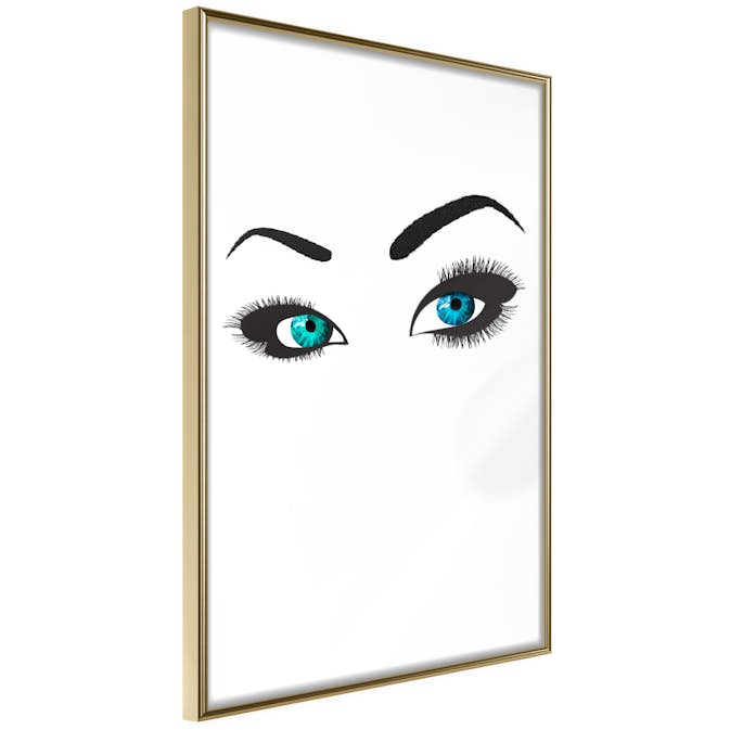 Poster Artgeist Affisch Two-Colored Eyes