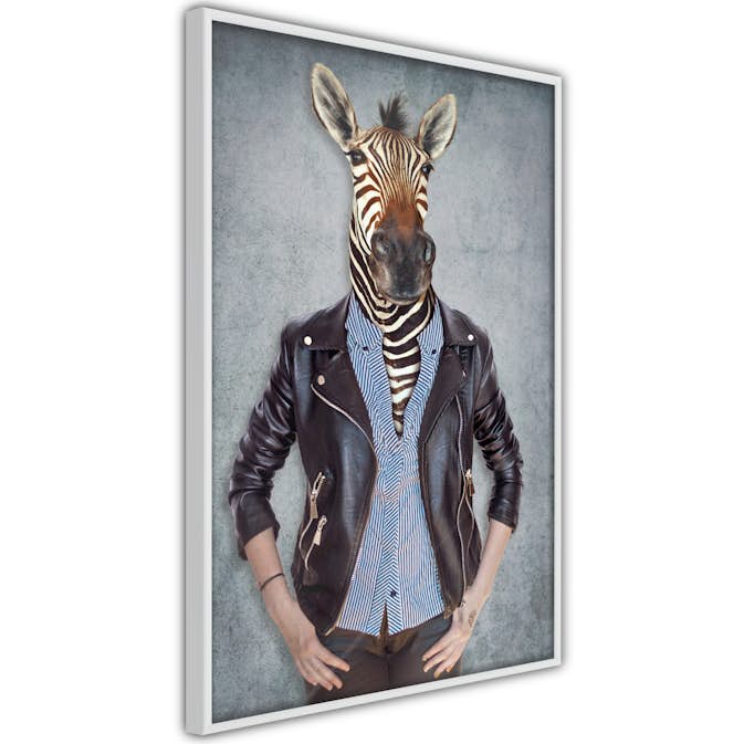 Poster Artgeist Affisch Zebra Ewa