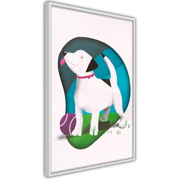 Poster Artgeist Affisch Dog and Ball