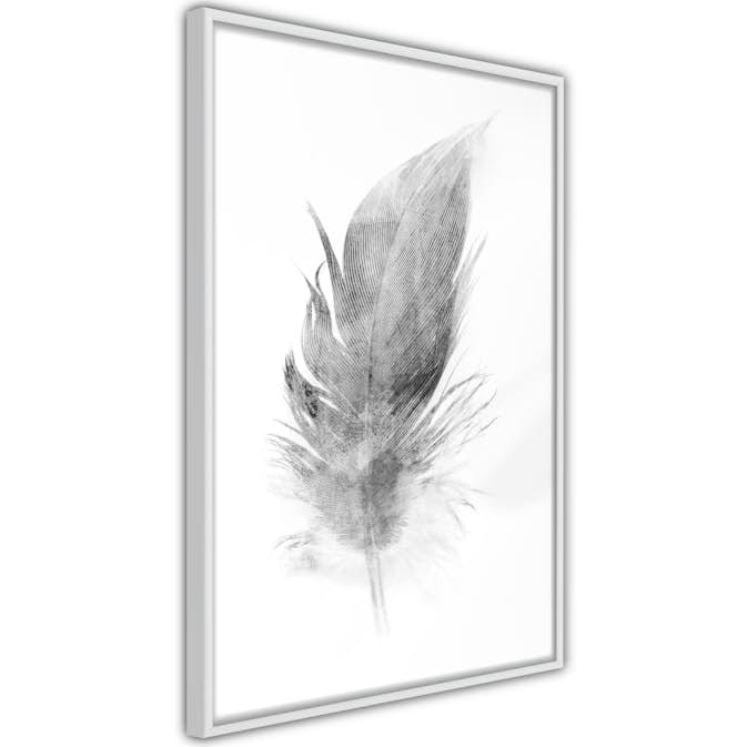 Poster Artgeist Affisch Transience Grå