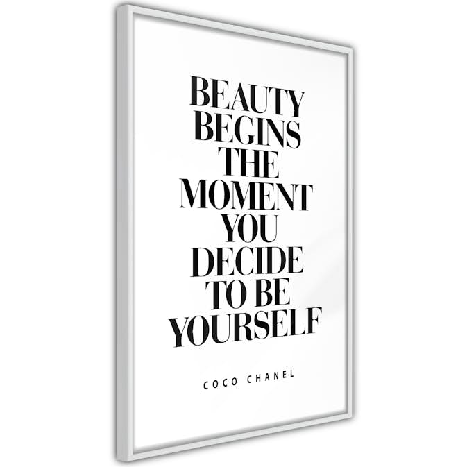 Poster Artgeist Affisch Coco Chanel