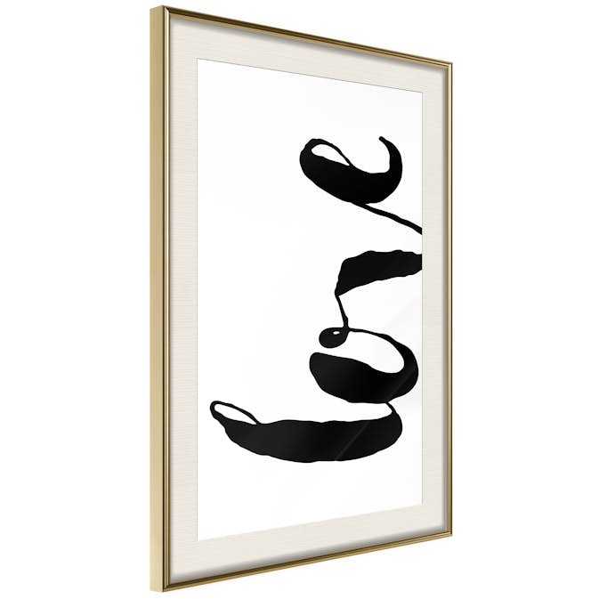 Poster Artgeist Affisch Black Love