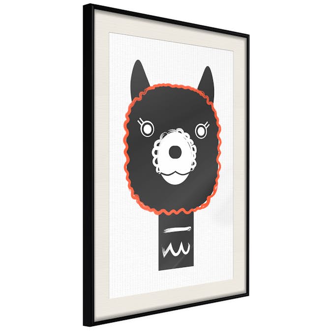 Poster Artgeist Affisch Decorative Alpaca