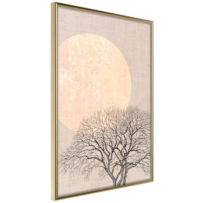 Poster Artgeist Affisch Morning Full Moon