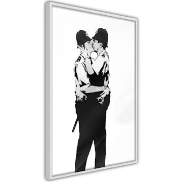 Poster Artgeist Affisch Kissing Coppers