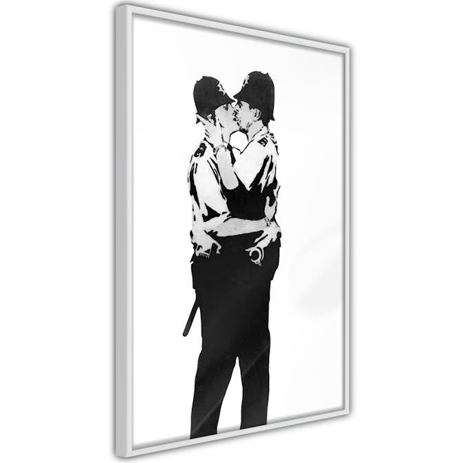 Poster Artgeist Affisch Kissing Coppers