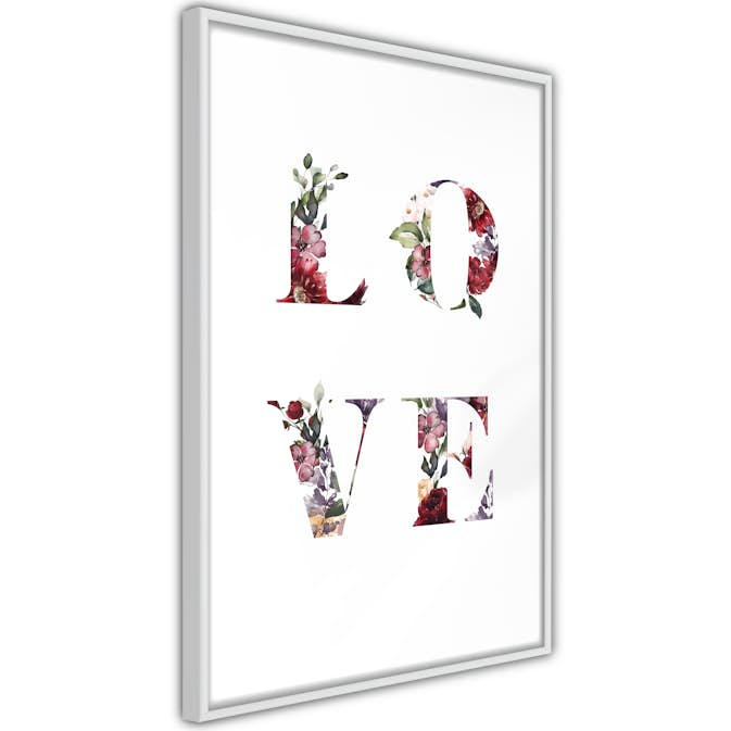 Poster Artgeist Affisch Love in Flowers