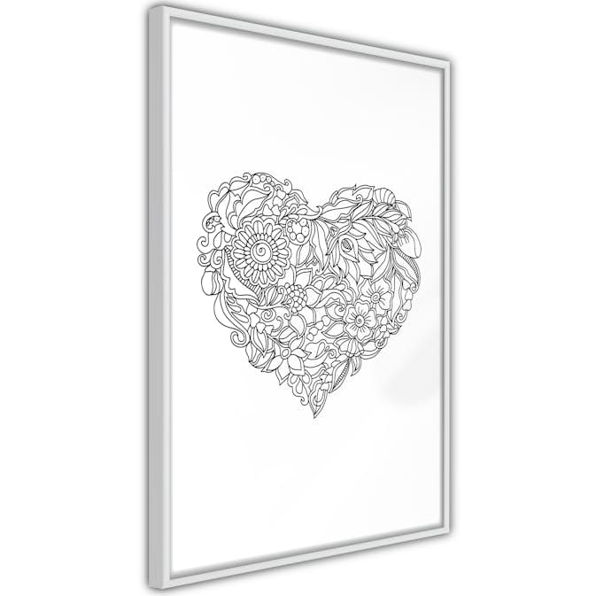 Poster Artgeist Affisch Ethnic Heart