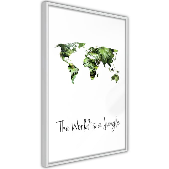 Poster Artgeist Affisch The World Is a Jungle