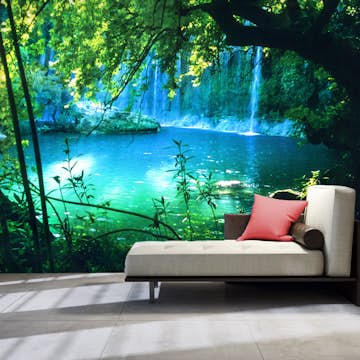 Fototapet Arkiio Självhäftande Kursunlu Waterfalls Antalya Turkey