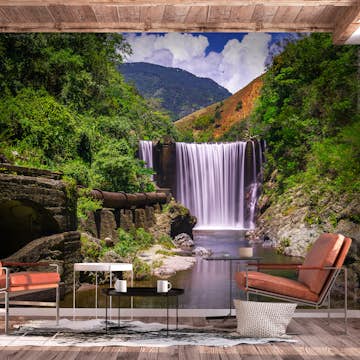 Fototapet Arkiio Självhäftande Reggae Falls