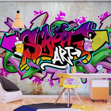 Fototapet Arkiio Självhäftande Street Classic Colourful