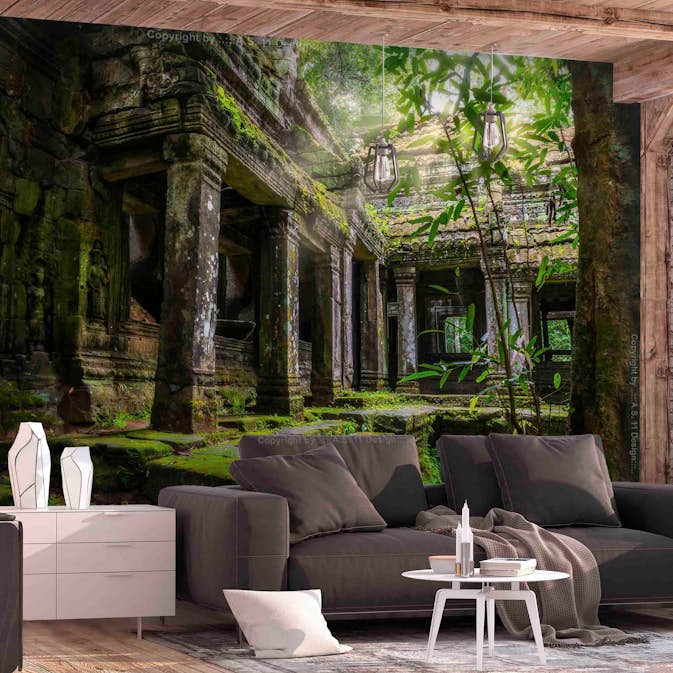 Fototapet Arkiio Självhäftande Preah Khan