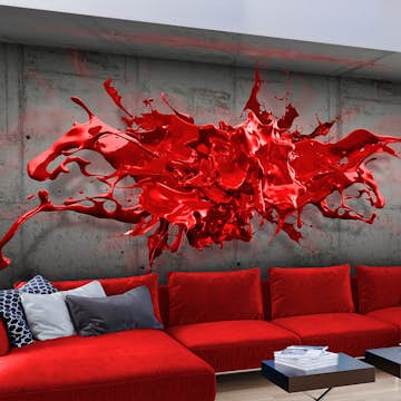 Fototapet Arkiio Red Ink Blot